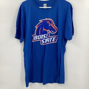 Men's New Agenda Boise State Broncos Tee NWOT‎ Large Royal